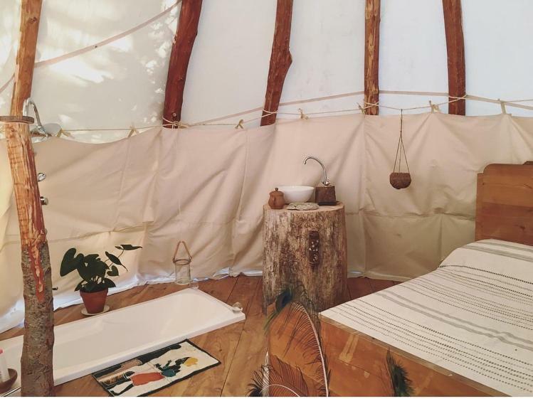 Tipi Lodge Dans La Foret Mimizan-Plage Εξωτερικό φωτογραφία
