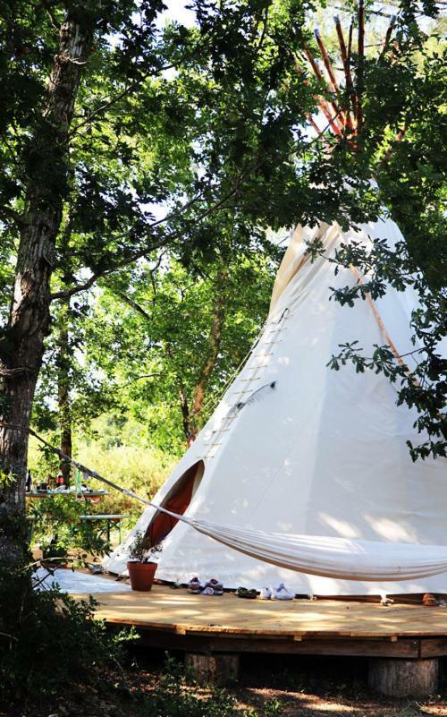 Tipi Lodge Dans La Foret Mimizan-Plage Εξωτερικό φωτογραφία